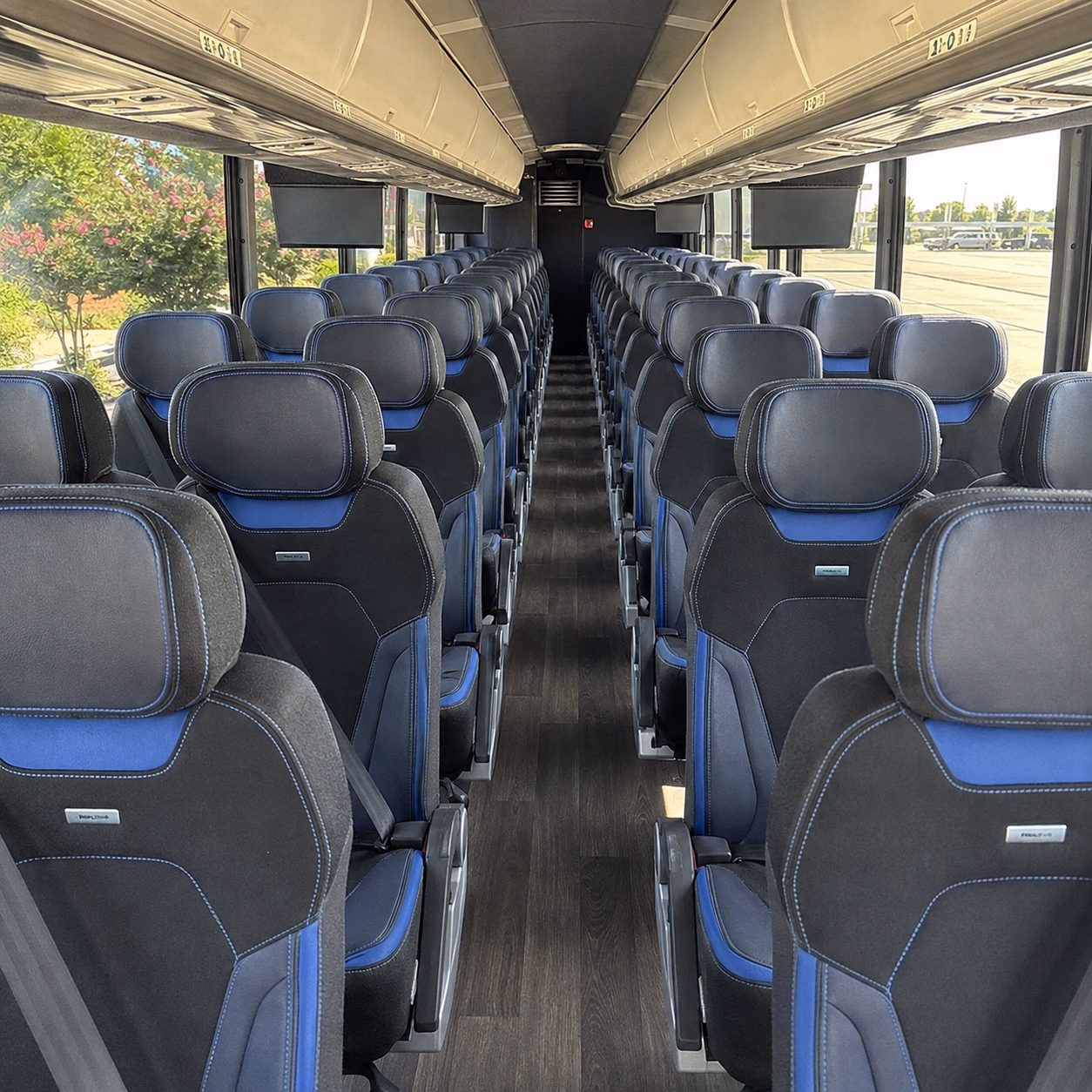 franklin charter bus interior